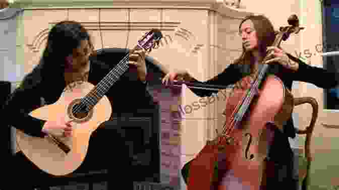 A Cellist And Guitarist Playing A Duet Beautiful Music For Two String Instruments I: For Two Cellos