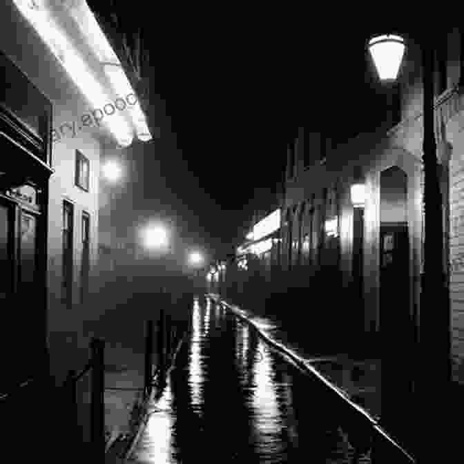 A Dimly Lit And Shadowy Alleyway, Evoking The Mysterious And Suspenseful Atmosphere Of Penelope Douglas's Nightfall: Devil's Night. Nightfall (Devil S Night 5) Penelope Douglas