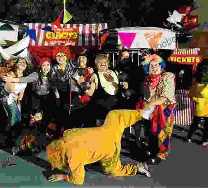 A Group Of Circus Performers Pose For A Photograph, Their Faces Painted With Vibrant Colors And Their Costumes Adorned With Intricate Details. Wild Animal Circus: True Tales From The Carson Barnes Circus