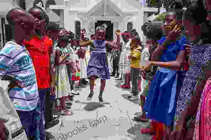 A Group Of Haitian Children Playing In A贫民窟. To Fool The Rain: Haiti S Poor And Their Pathway To A Better Life