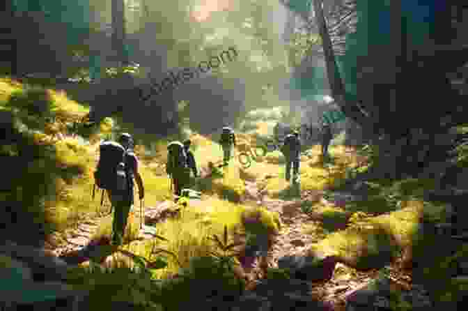 A Group Of Hikers Trekking Through A Verdant Basque Forest, The Sunlight Filtering Through The Canopy Hot Basque: A French Summer Novel 2