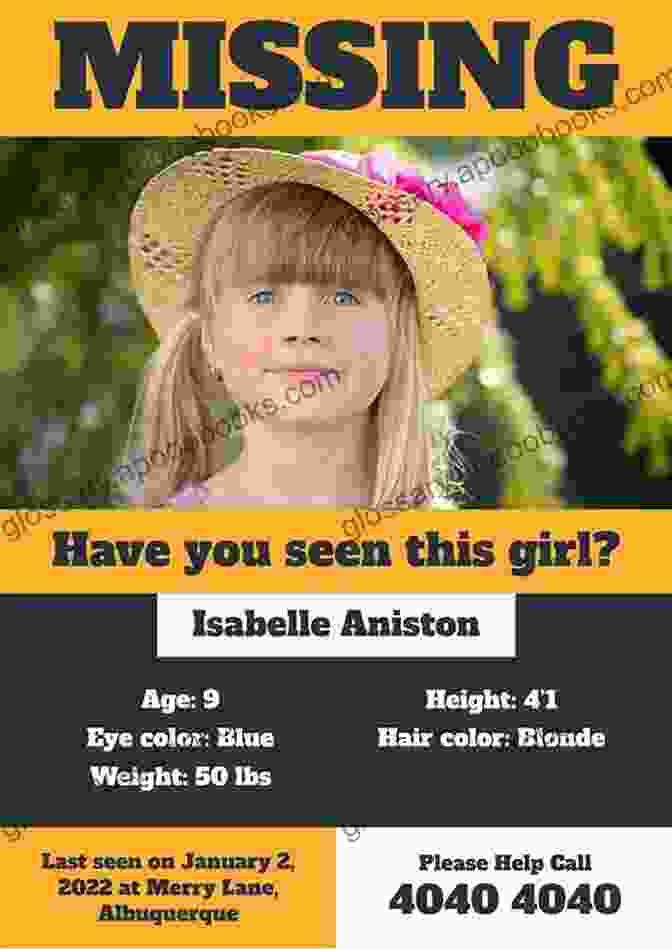 A Missing Girl's Poster With A Photo Of Emily Girl Missing (A Detective Kaitlyn Carr Mystery 1)