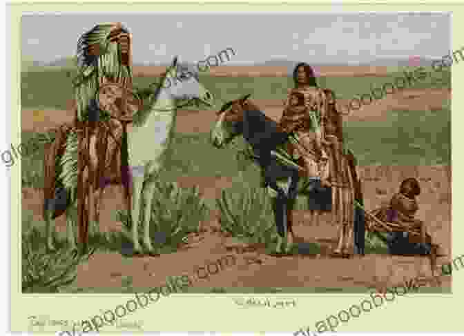 A Painting Depicting A Group Of Native Americans Riding Horses Through A Forest The Cherokee Trail: A Novel