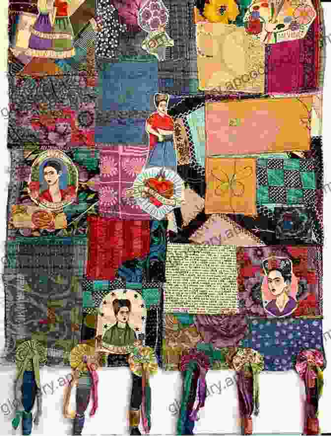 A Vibrant Collage Of Quilt Blocks, Each Showcasing A Different Pattern And Color Palette Quilt Me : Using Inspirational Fabrics To Create Over 20 Beautiful Quilts