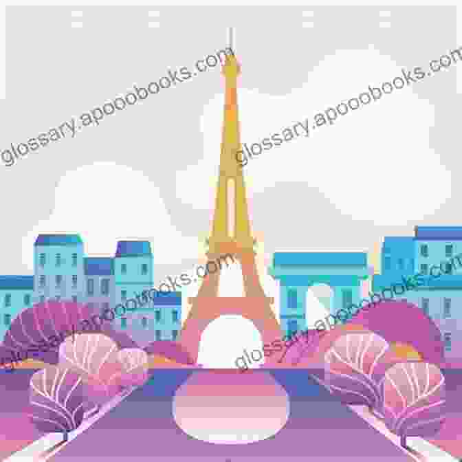 An Illustration Of Paris, With The Eiffel Tower In The Background. Travel Pictures Heinrich Heine