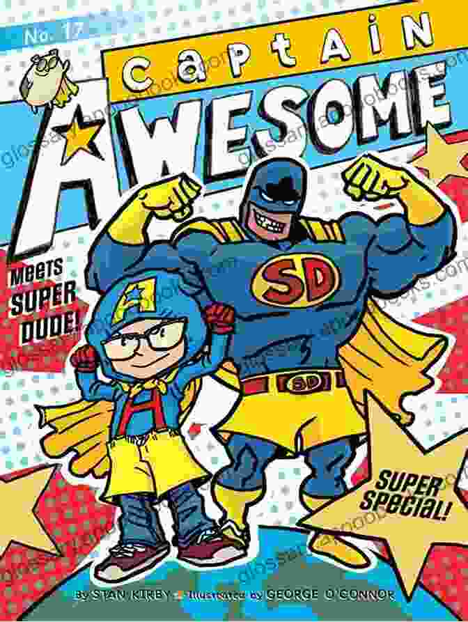 Captain Awesome And Super Dude Standing Back To Back In Their Superhero Costumes, Ready For Action Captain Awesome Meets Super Dude : Super Special