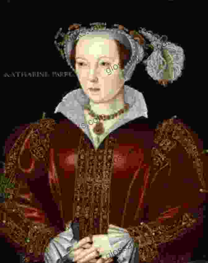 Catherine Parr, Queen Consort, A Beautiful Woman In A Blue Dress And White Headdress, Sits Regally With An Open Book In Her Lap. The Winter Rose Melanie Dobson