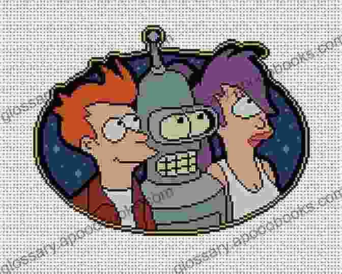 Cover Of 13 Futurama Characters Cross Stitch Patterns Book 13 Futurama Characters Cross Stitch Patterns