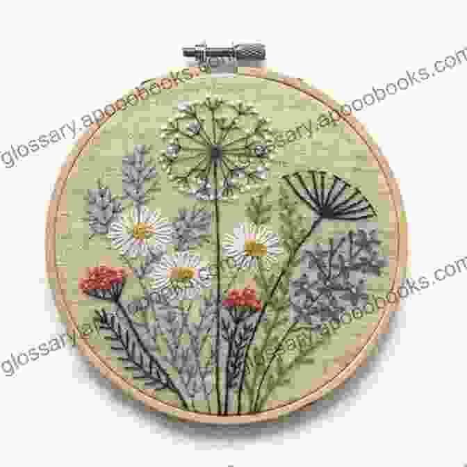 Delicate Embroidery Design Featuring Blooming Flowers Cottage Style Charm: Simply Sweet Designs To Quilt And Embroider