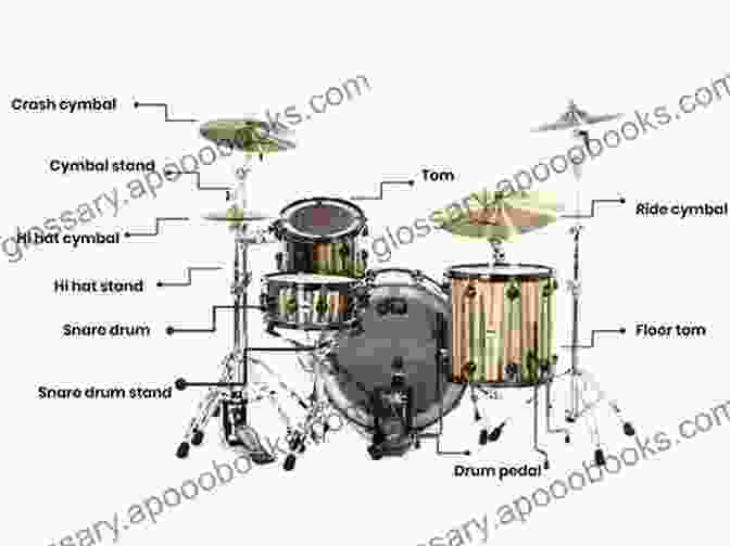 Diagram Of A Drum Kit With Labels Pointing To Each Component The Drummers Guide: 1 The Beginners