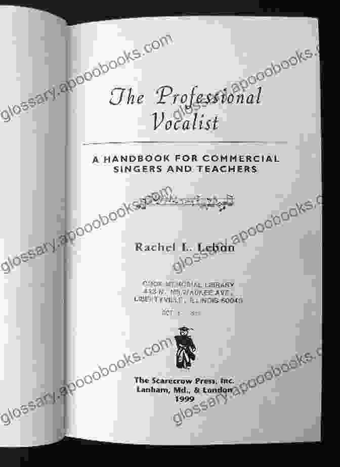 Handbook For Commercial Singers And Teachers Book Cover The Professional Vocalist: A Handbook For Commercial Singers And Teachers