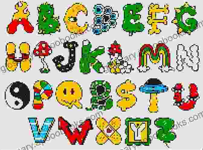 Hippie Alphabet Cross Stitch Pattern Hippie Alphabet Cross Stitch Pattern: Printable PDF Pattern Vintage 1960s 2 Kinds Of Patterns