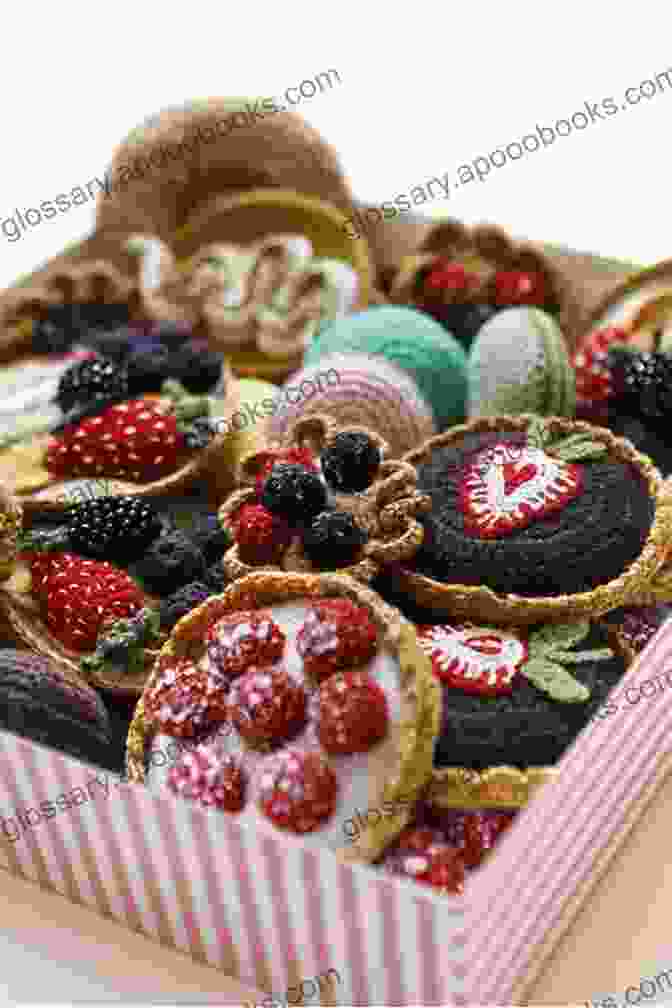 Intricate Crochet Food Sculpture Of A Realistic Cake Crochet Food 35 Crochet Patterns Of Fruits And Vegetables