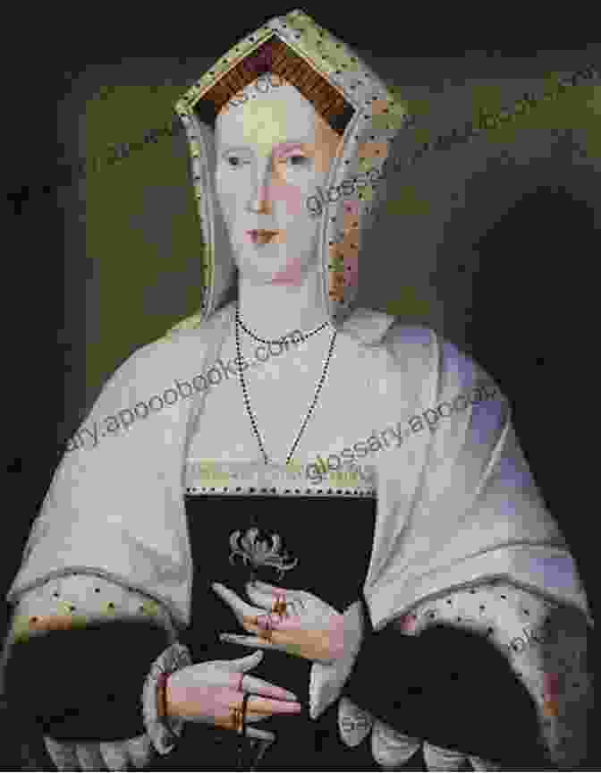 Margaret Pole, Countess Of Salisbury, An Elegant Woman In A Red Dress And White Headdress, Stands Defiantly With Hands Clasped Together. The Winter Rose Melanie Dobson