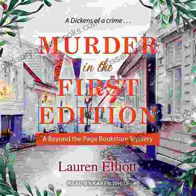 Murder In The First Edition Book Cover, Featuring A Bookstore With A Dark And Mysterious Atmosphere. Murder In The First Edition (A Beyond The Page Bookstore Mystery 3)