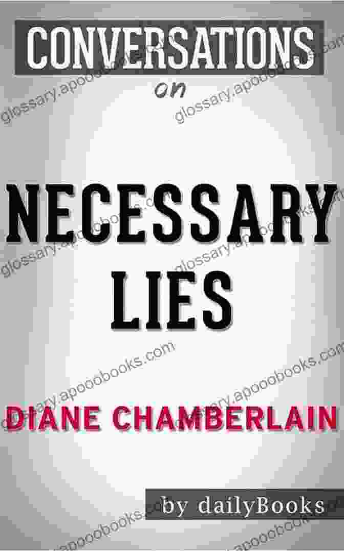 Necessary Lies Novel By Diane Chamberlain, Featuring A Woman's Face Obscured By A Book, Symbolizing The Secrets And Lies That Shape Her Life. Necessary Lies: A Novel Diane Chamberlain