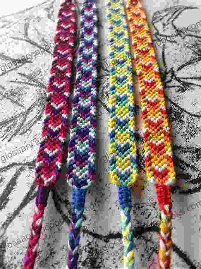 Showcase Of Various Friendship Bracelet Patterns And Variations. DIY FRIENDSHIP BRACELETS FOR BEGINNERS: A Complete Step By Step Guide To Learn How To Make Easy Friendship Bracelet Patterns And Embellish Them For A Unique Look