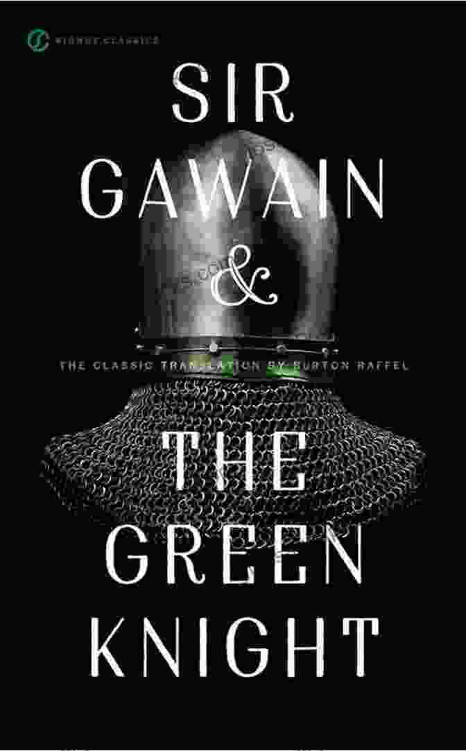 Sir Gawain And The Green Knight Book Cover, Featuring A Mysterious Green Knight On Horseback Sir Gawain And The Green Knight