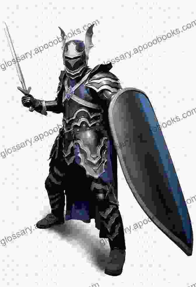 Sir Gawain, The Noble Knight, Clad In Armor And Wielding A Sword Sir Gawain And The Green Knight