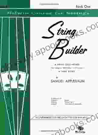 Stringbuilder 1 For Cello: A String Class Method (for Class Or Individual Instruction) Cello (Belwin Course For Strings Bk 1)